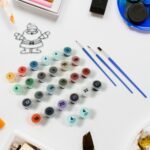 Paint by Number Kits 2 Set 24 Number Color, 6 paint brushes (2 Set) - Image 4