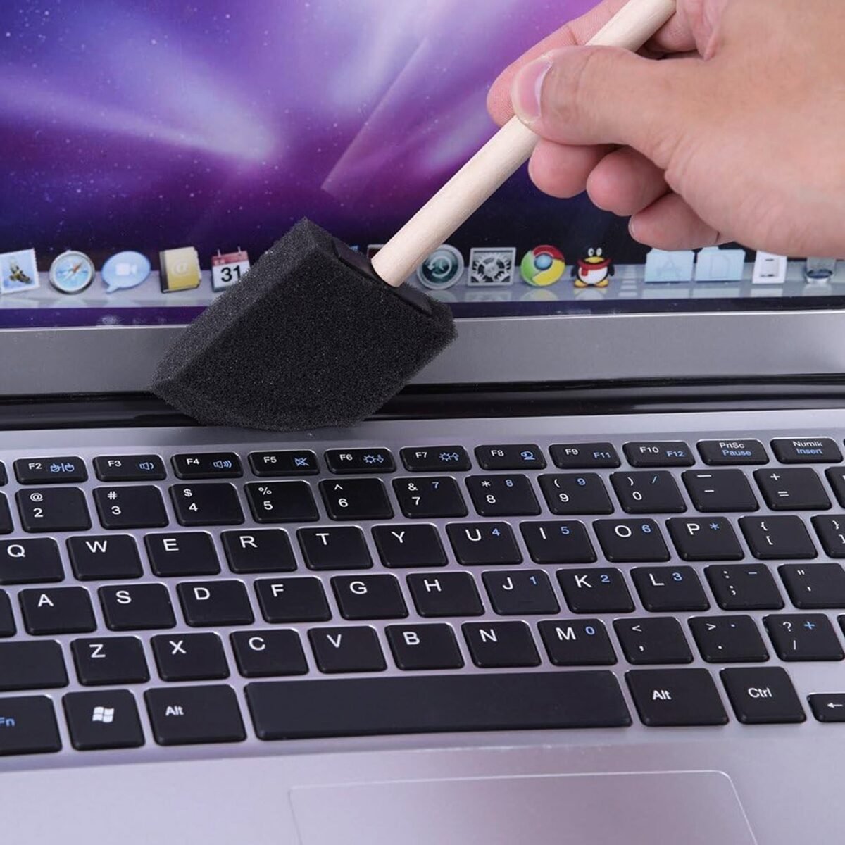 Multipurpose Sponge Brushes for Painting with Wooden Handles - Image 3