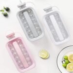 Ice Cube Trays 2 in 1 Portable Ice Ball Maker, 17 Round Ice Cube Mold  (1 Pc) - Image 4