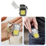 USB Rechargeable Electric Lighter & 3 Modes COB Flashlight (1 Pc) - Image 6