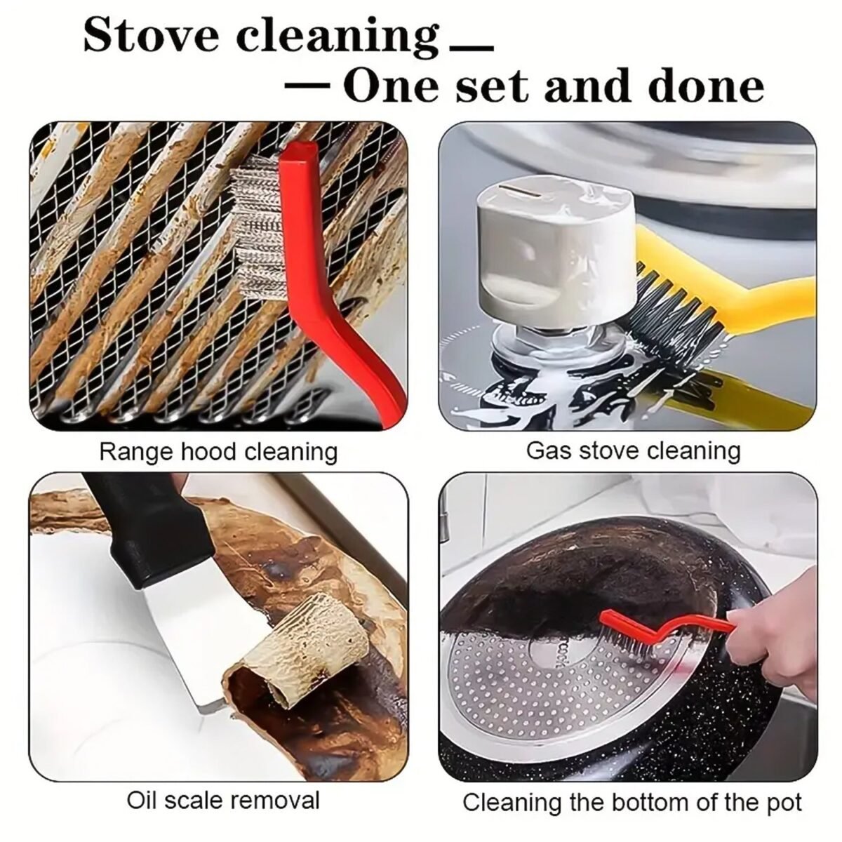 Wire Brush and Scraper Set (5 Pcs Set) - Image 6