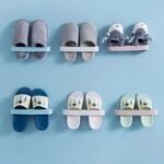 Bathroom Towel Slipper Hanging Rack Self Adhesive Wall Mounted (1 Pc) - Image 6