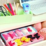 Desktop Storage Organizer Box Set - 5 Grid Compartments for Clothing, Underwear, Socks & Ties (4-Piece) - Image 5