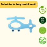 Silicone Helicopter Shape Teether for Baby (1 Pc / Mix Color) - Image 6