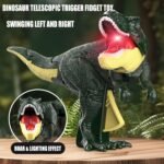 Dinosaur Roaring Toys Trigger, Dinosaurs Toys with Dinosaur Sound Lighting Model Vibrating Head Moving (3 + Years / 1 Pc) - Image 6