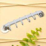 1pc bath towel hanger wall mount towel hanger wall towel shelf towel hanging rack kitchen towel holder towel hanging hook - Image 6