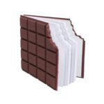 Small Chocolate Scented Bite-Shape Pocket Diary – Rectangular Memo Notebook for Kids (80 Pages) - Image 4