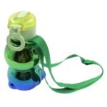 Cute Plastic Water Bottle with Strap & Stickers | Kids School Water Bottle with Straw (1 Pc) - Image 6