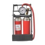 Dual-Cylinder Foot Pump, Portable Floor Bike Pump, 100PSI Air Pump - Image 5