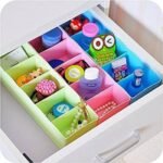 Desktop Storage Organizer Box Set - 5 Grid Compartments for Clothing, Underwear, Socks & Ties (4-Piece) - Image 6
