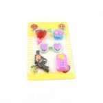 Fancy Colorful Eraser Set for Kids’ Parties & School (1 Set, Mixed Design) - Image 6