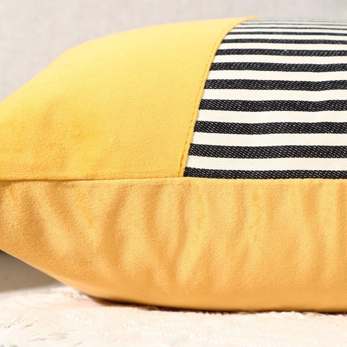 Decorative Pillow Covers Cushion Cases Soft Cotton (22 × 22 Inch / 1 Pair / 2 Pc) - Image 8