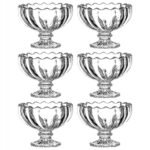Glass Ice Cream Bowls Glass Dessert Cups for Sundae (6 pcs / 120ml) - Image 5