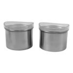 Multipurpose Stainless Steel Airtight Containers with See Through Lid (2 Pc / 500 ML) - Image 5