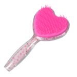 Heart Shape Hair Brush Massage Shower Comb (1 Pc), Hair accessories - Image 5