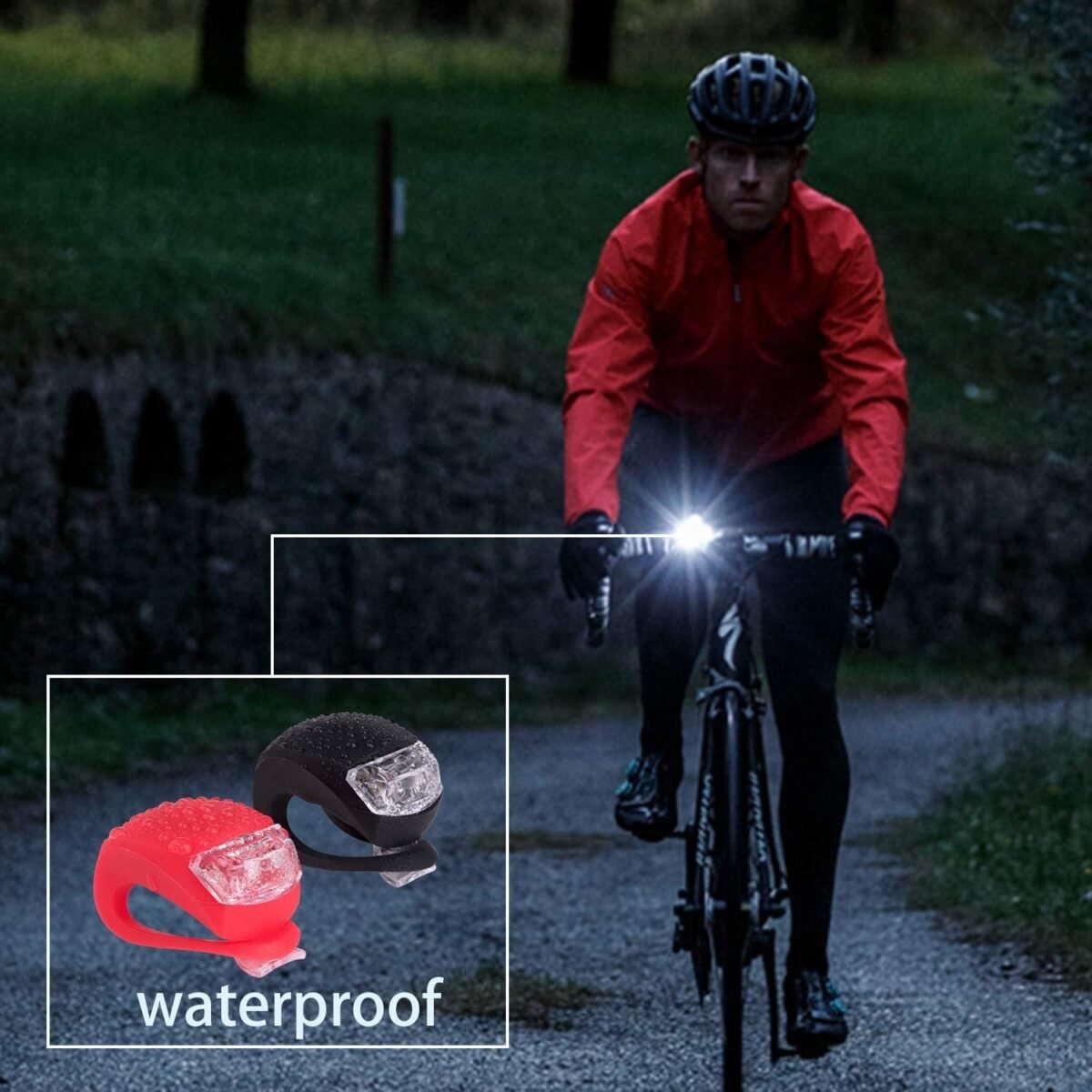 Silicone LED Bike Light Set (2 Pcs Set) - Image 9