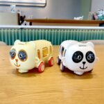 Bus Shaped Kids Water Bottle with Strap – 500ml Cute Cartoon Design With Sticker - Image 8