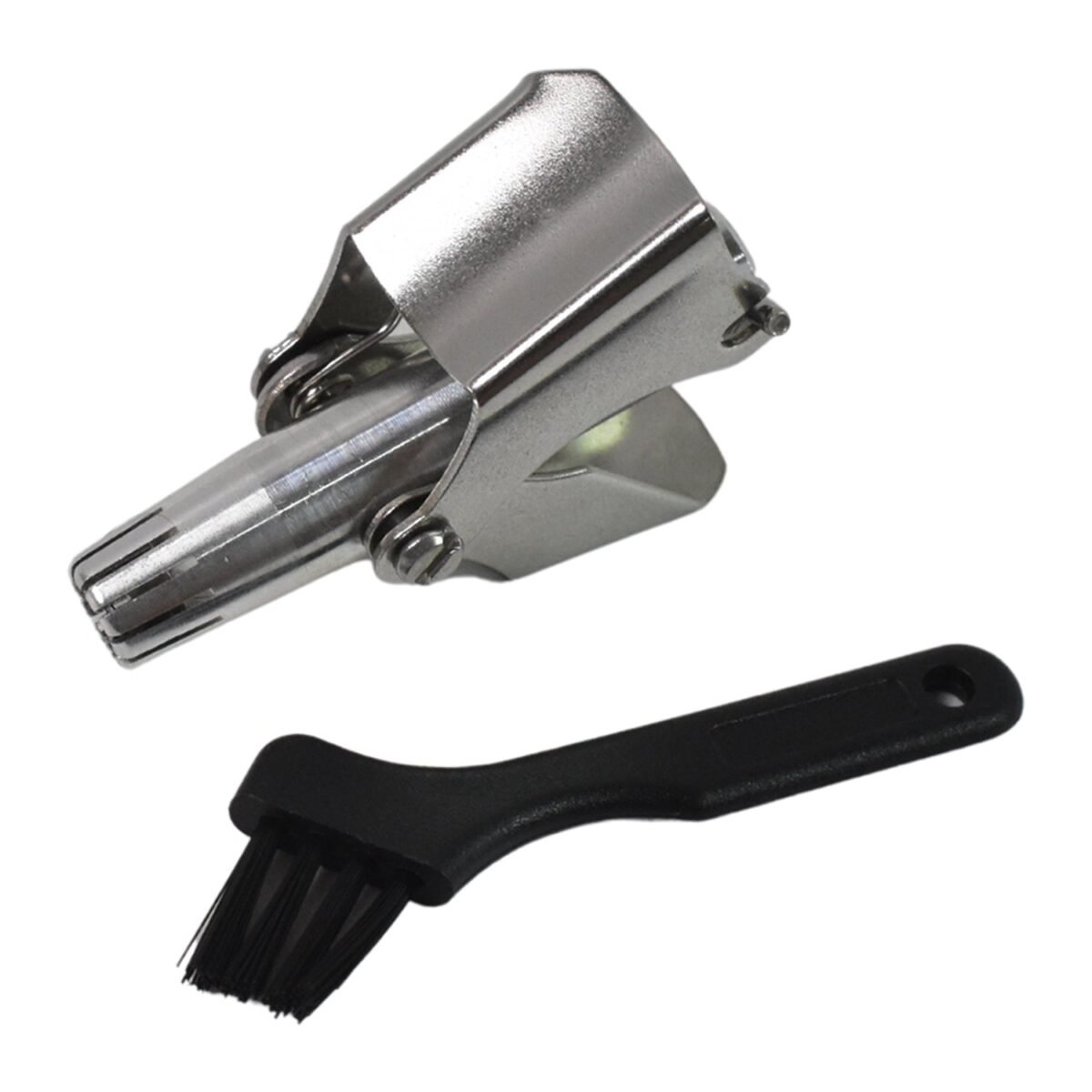 Nose Hair Clipper, Stainless Steel Hair Remover (1 Pc / With Brush & Plastic Case) - Image 5