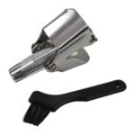 Nose Hair Clipper, Stainless Steel Hair Remover (1 Pc / With Brush & Plastic Case) - Image 5