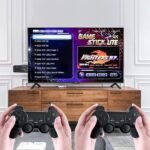 Wireless Controller Gamepad with 10,000+ Games, 4k Ultra HD Game Sticks Output, and 2.4GHz Wireless Controller Video Games with 64gb Memory Card (1 Set) - Image 3