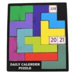 Wooden Daily Calendar Puzzle (Multicolor / 1 Set) - Image 6