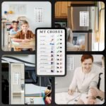 Portable My Chores Home Note Board Management Planning Memo Boards Reminding Time. (Size :- 20x12Cm) - Image 7