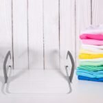 Metal Steel Folding Drying Rack for Clothes Balcony Laundry Hanger for Small Clothes Drying Hanger Metal Clothes Drying Stand, Socks and Plant Storage Holder Outdoor / Indoor Clothes-Towel Drying Rack Hanging on The Door Bathroom - Image 6