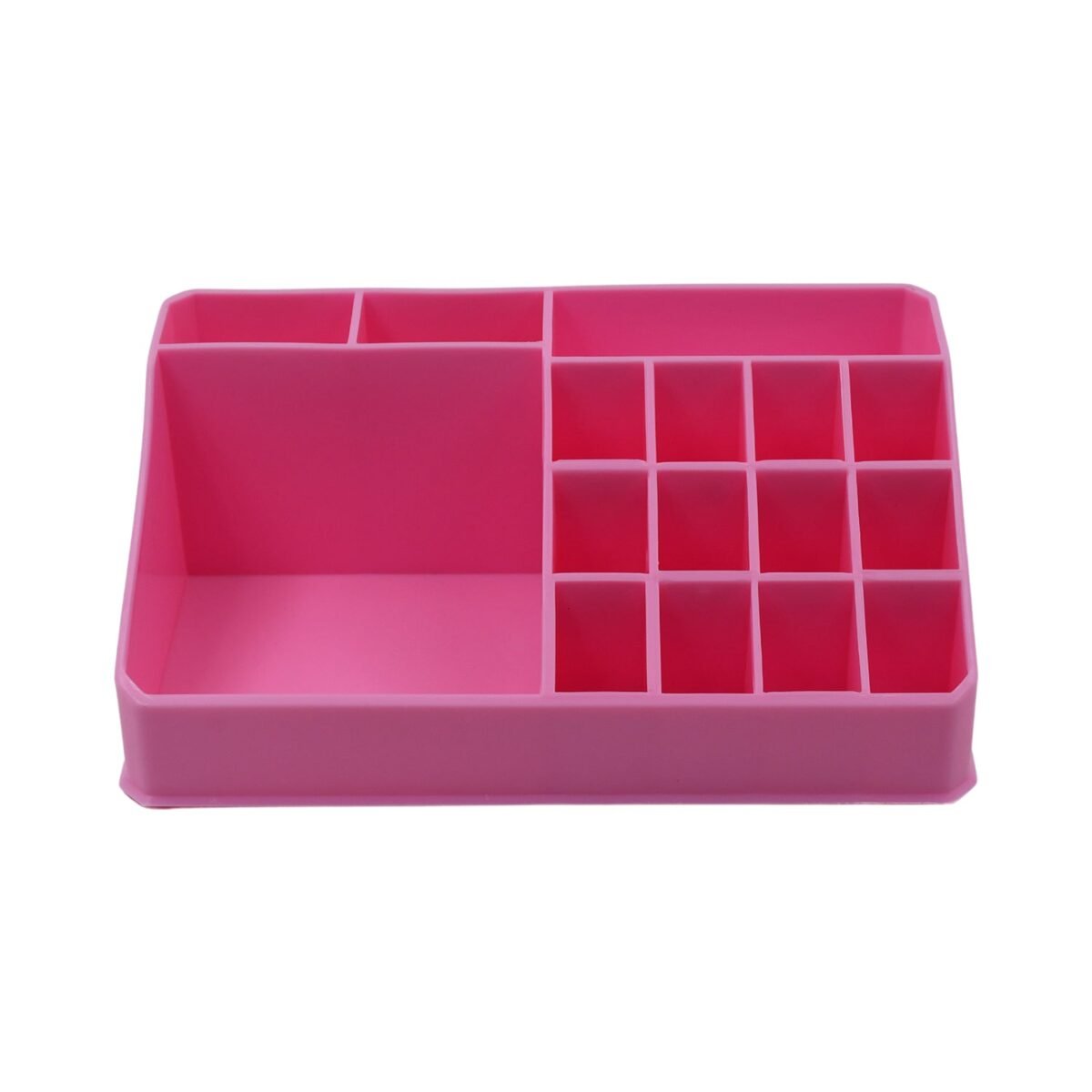 Makeup Organiser Cosmetic Makeup Lipstick Storage Box with Drawer Plastic Case Holder Skin Care Products (1 Pc) - Image 4