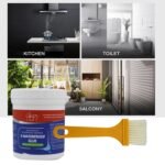Transparent Waterproof Glue 250g with Brush, Leakage Protection Outdoor Bathroom Wall Tile Window Roof, Anti-Leakage Agent, sealant glue, Roof Sealant Waterproof Gel - Image 4