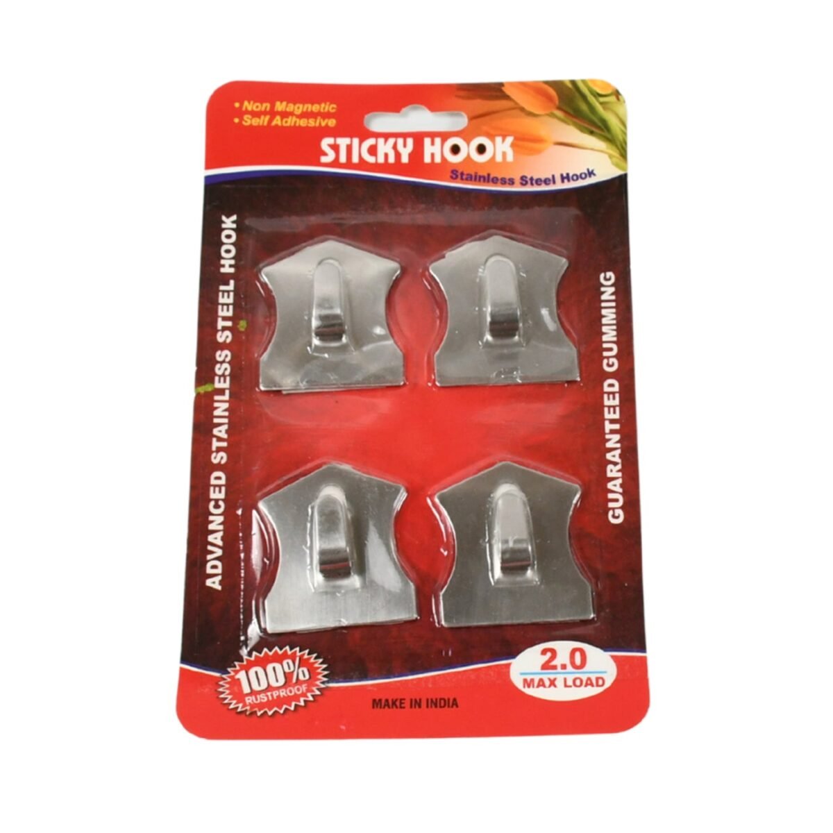 Self-Adhesive Stainless Hooks – Waterproof for Robes, Coats & Towels - Image 3