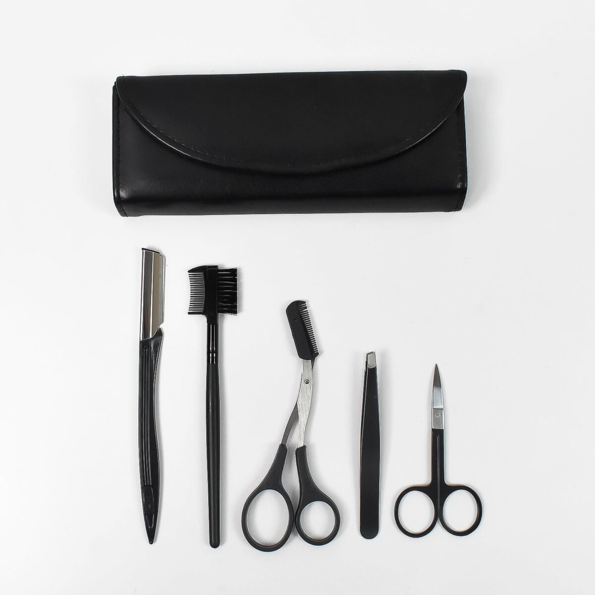 Eyebrow Kit, 5 in 1 Tweezers for Eyebrows (1 Set) - Image 5