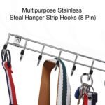 Multipurpose Stainless Steel Hanger Strip Hooks (8 Pin) - Image 6