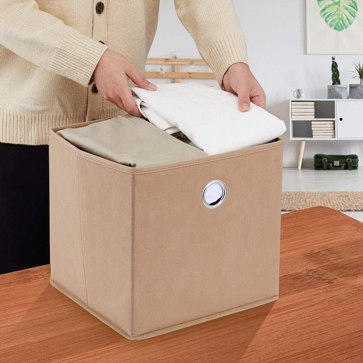 Foldable Square Storage Box (20x20 Cm / 1 Pc) - Image 4