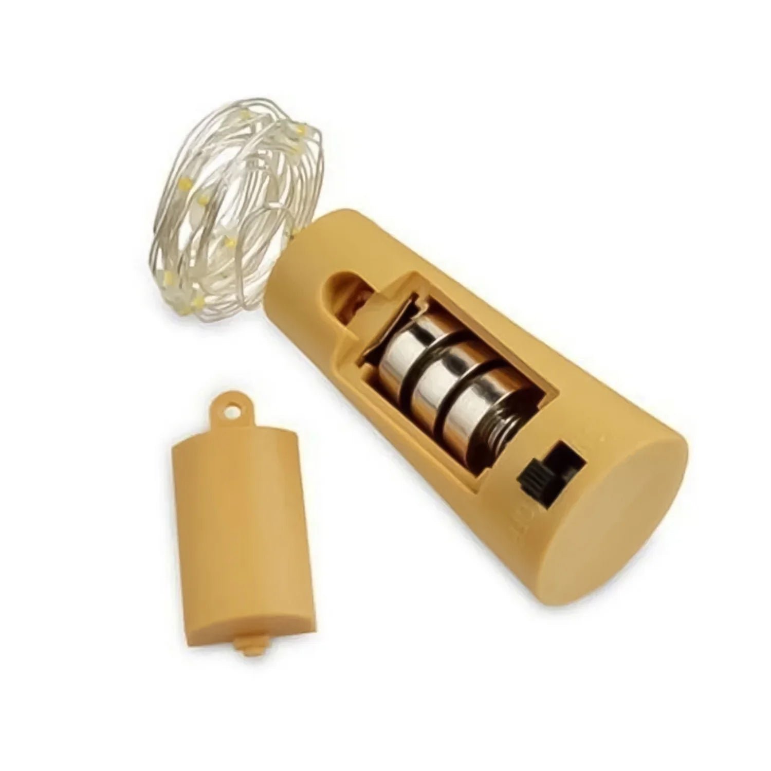 05_5516f2ee-d8e6-4d61-89e8-d2a700d7d0f4.jpg Wine Bottle Cork String Light | Multi LED / 2M Cable Length Copper Wire Battery Operated (White / 1 Pc) - Image 1