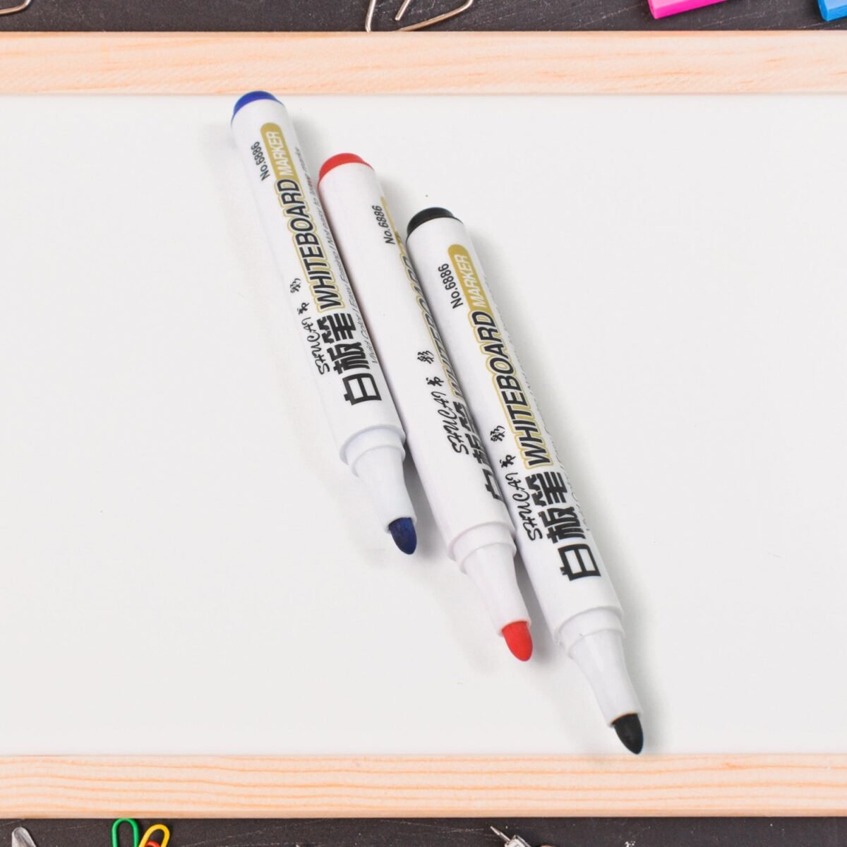 Mix Color Marker Pen used in all kinds of school, college (3 Pcs Set) - Image 6