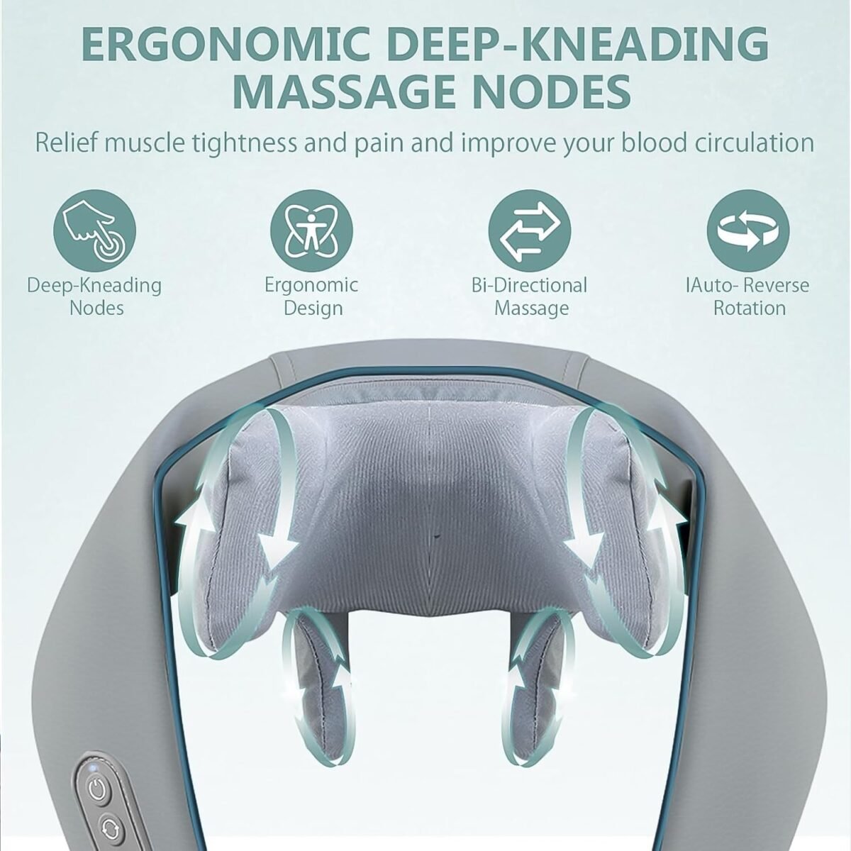 Neck & Shoulder Massagers with Heat, Electric Rechargeable (1 Pc) - Image 7