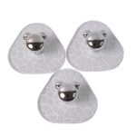 All-Plastic Adhesive Wall Hooks - Strong, No Damage, Easy to Install (3 Pc Set) - Image 5