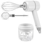 Hand Mixer Food Chopper Cordless 3 in 1 Electric Hand Mixer (1 Set) - Image 8