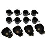 Pine Junction Ceramic Tea / cups / Mug Set With Pineapple Shape Serving Bowl  (12 Pcs set) - Image 5
