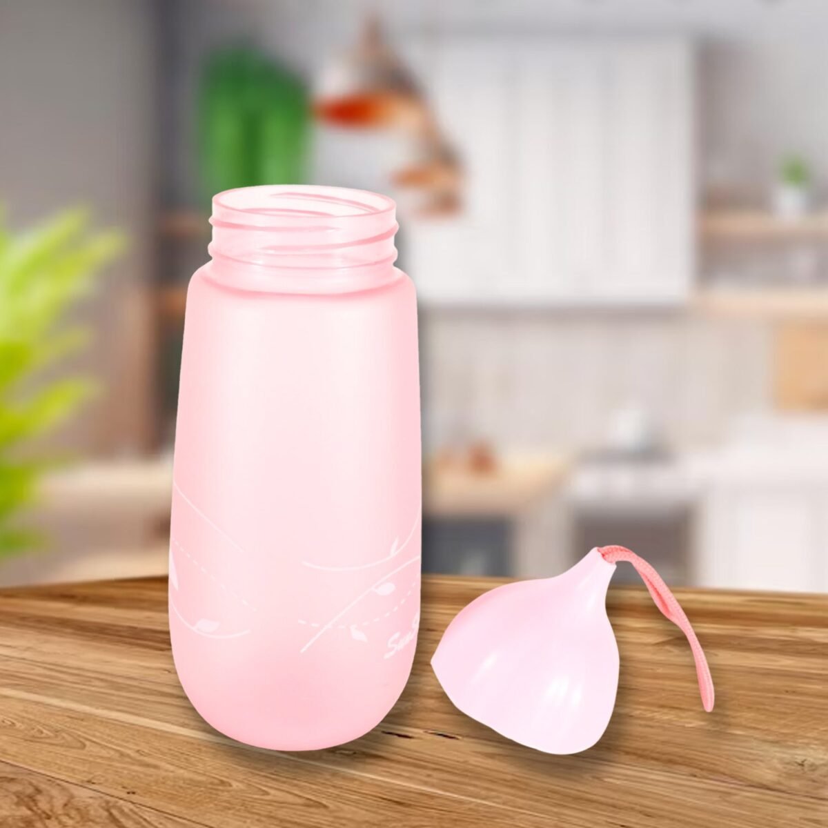 Unique Shape Premium Plastic water bottle With Dori Easy to Carry leakproof BPA-free, water Plastic water bottle for children, Home, School (1 Pc / 550 ML) - Image 5