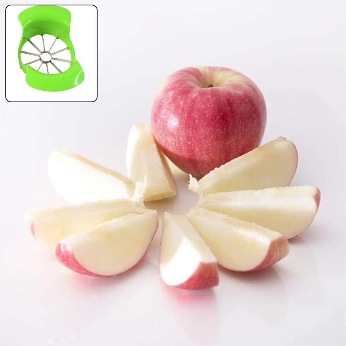 Apex Apple Cutter with Container – Unbreakable ABS Body & Stainless Steel Blades - Image 8