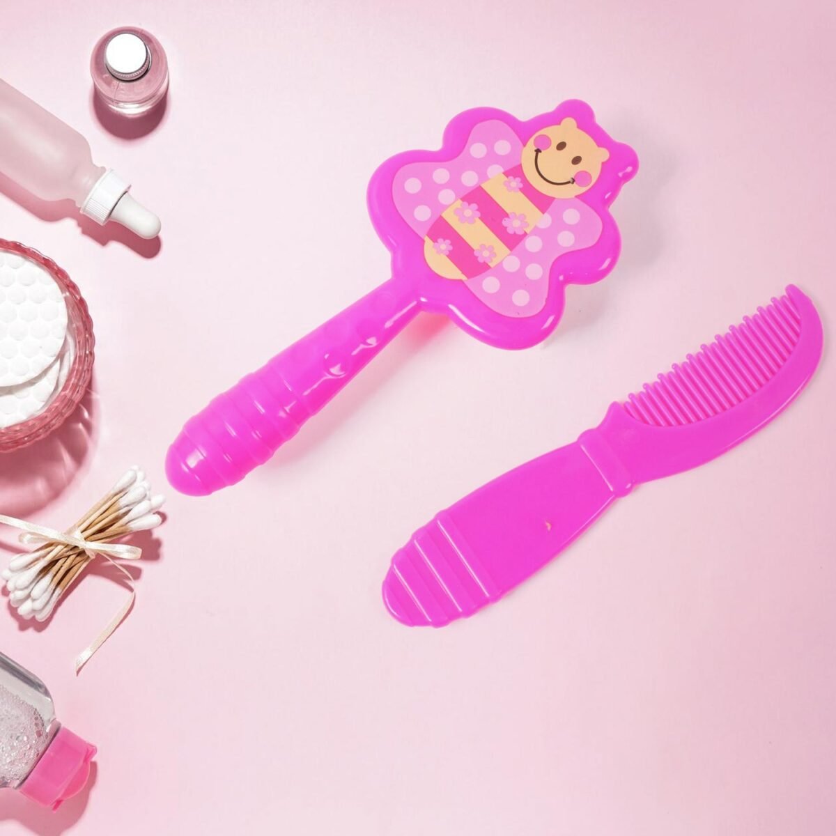 Baby comb and brush hair set (1 Pc / Mix Color), Hair accessories - Image 1