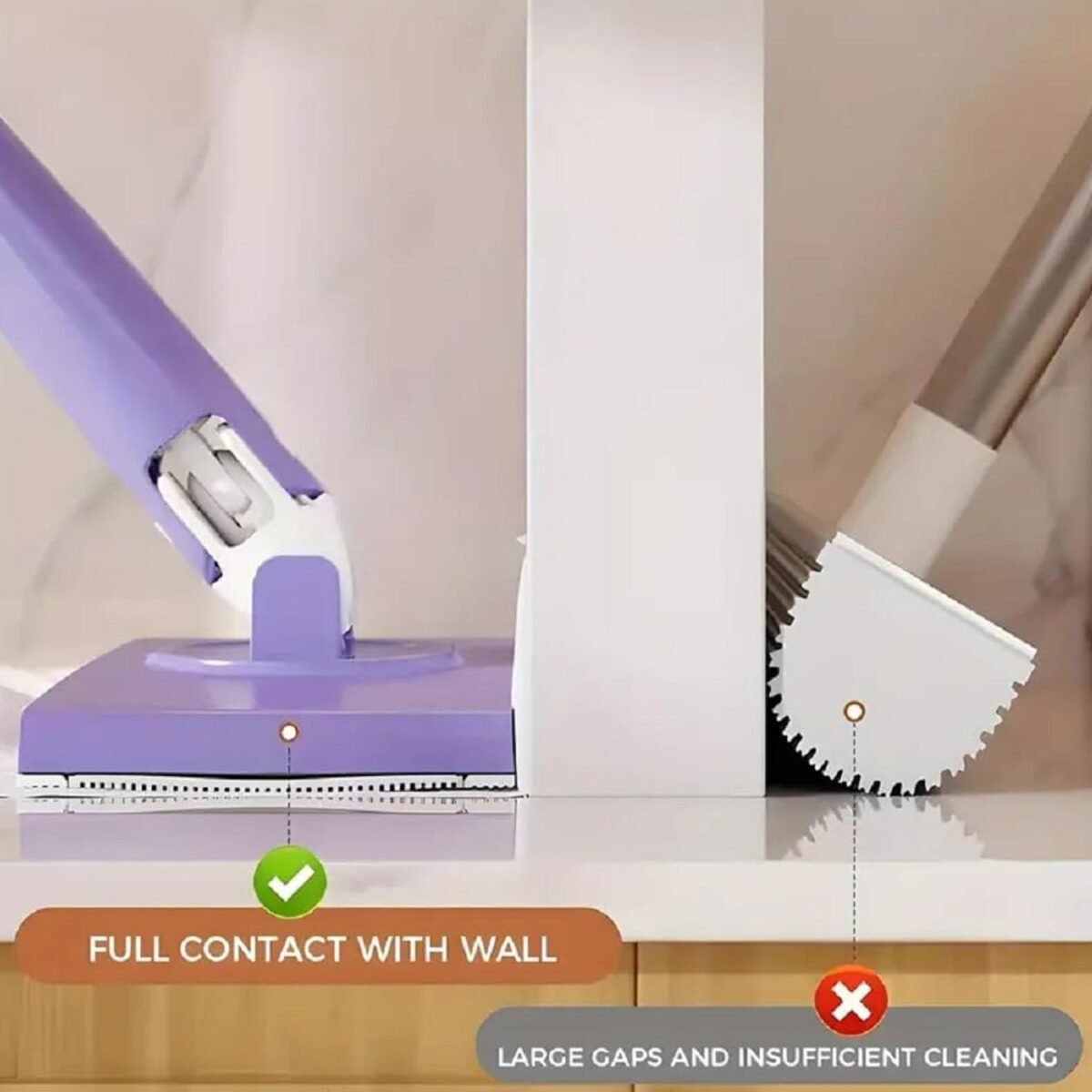 Automatic Cloth Changing Mini Mop with Push Pull Cloth Changing Handle (1 Pc) - Image 5