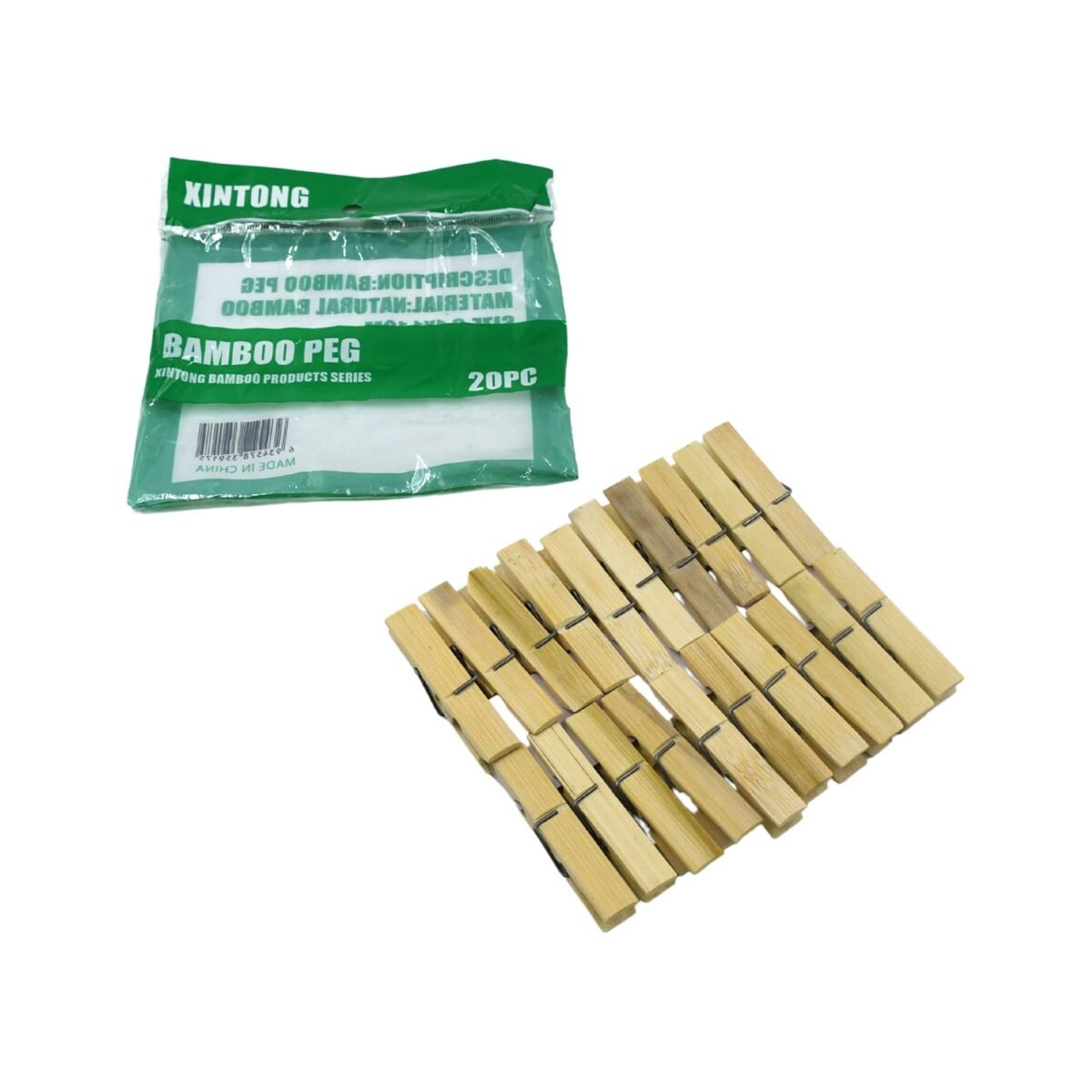 Multipurpose Wooden Heavy Clips – Clothespins, Craft Clips for Arts & Crafts (20 Pieces) - Image 6