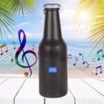 Bottle-Shaped Wireless Bluetooth Speaker with FM, USB & AUX Support