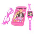 Barbiee Musical Phone, Watch & Glasses Set for Girls – ABS Calling Toy (3-Piece, Battery Not Included) - Image 5