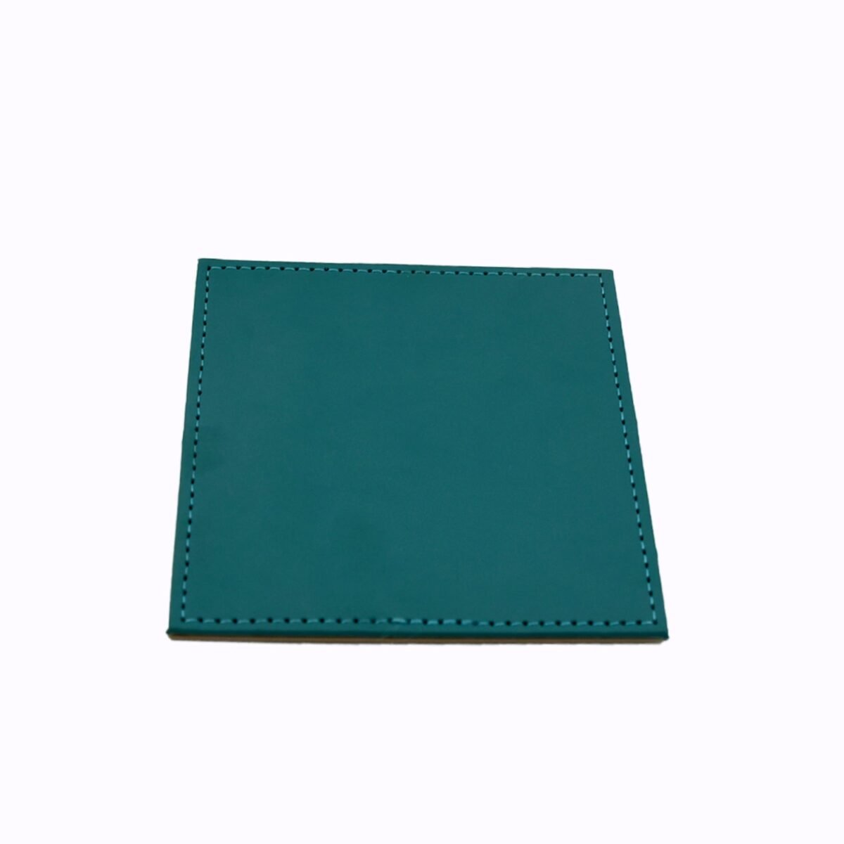 Square Leather Tea Coaster Set – Durable Dining & Coffee Table Decor (4 Pc) - Image 3
