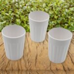 Small Plastic Coffee / Tea Cups Reusable Plastic Cup Mug Lightweight Microwavable Safe Unbreakable Camping Coffee Mugs for Tea Milk Water Juice Tea (3 Pcs Set) - Image 5