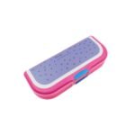 Multipurpose Cartoon Pencil Box – 2-Compartment Compass Box for Kids (Mix Color 1 Pc) - Image 4