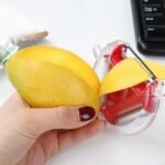 3 in 1 Multi Function Three Use Rotary Hanging Round Planer Peeler and Cutter Vegetable Slicer Kitchen Tools Kitchen Gadgets - Image 8